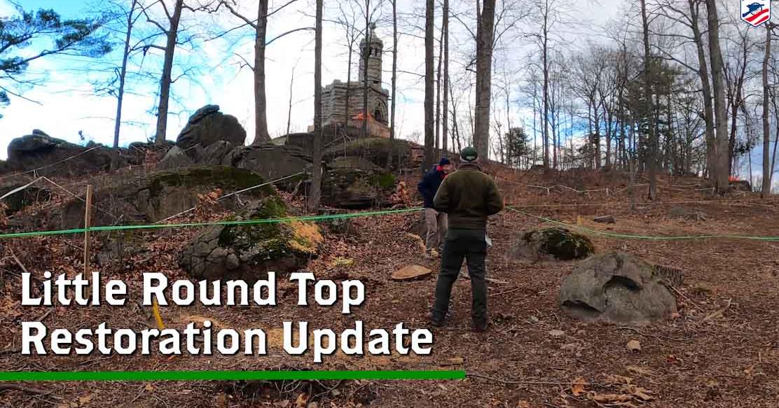 Little Round Top Restoration Update American Battlefield Trust